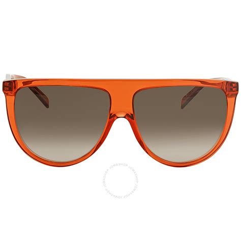 celine cl 41435 s sunglasses|Celine Thin Shadow Brown Gradient Rectangular .